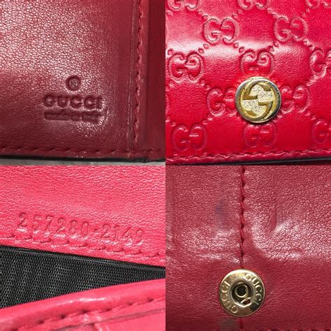 monedero gucci rojo